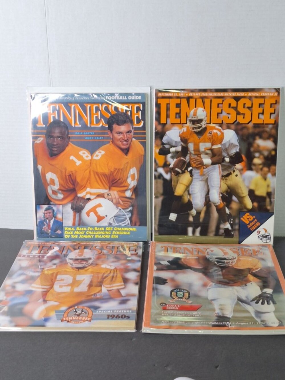 Vtg Lot of 4 Tennessee  Programs, Vols Football Guide, Gameday